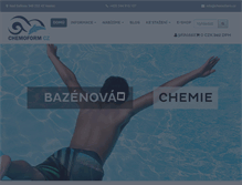 Tablet Screenshot of chemoform.cz